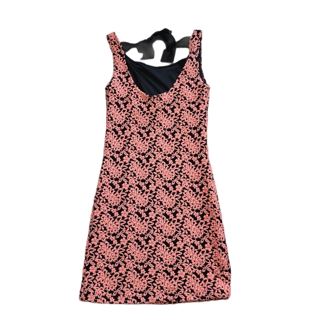 B_ Envied floral lace mini dress Pink a